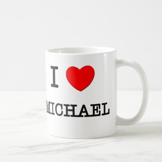 Mug J'aime Michael (Droite)
