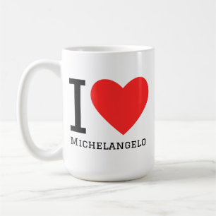 Mug J'aime Michelangelo 