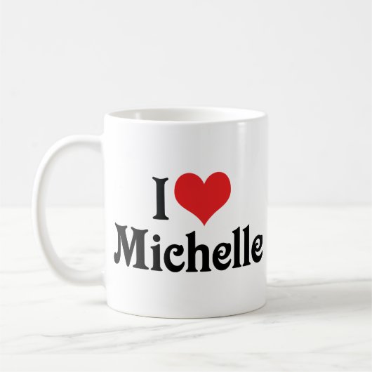 Mug J'aime Michelle (Gauche)