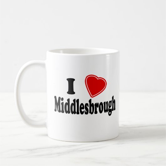 Mug J'aime Middlesbrough (Gauche)