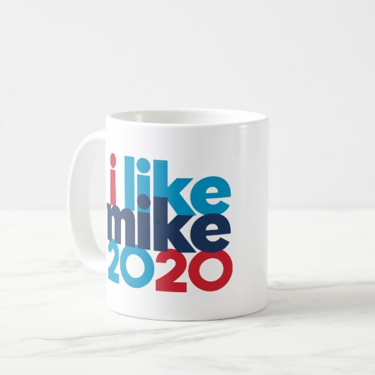 Mug J'Aime Mike 2020 (Devant gauche)