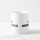 Mug J'aime Milwaukee le Wisconsin (Centre)