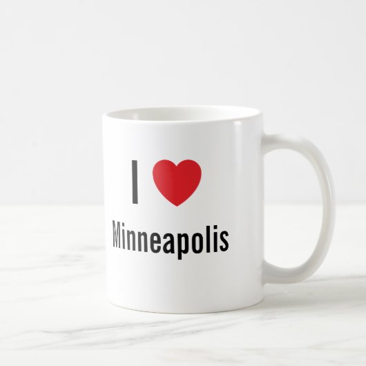 Mug J'aime Minneapolis (Droite)