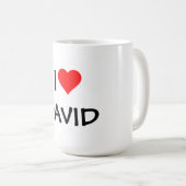 MUG "J'AIME _____" MODELE--AJOUTEZ VOTRE PROPRE NOM (Devant droit)