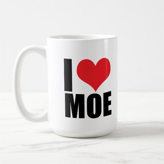 Mug J'aime Moe (Gauche)