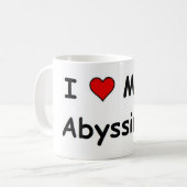 Mug J'Aime Mon Abyssinian (Devant gauche)