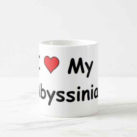 Mug J'Aime Mon Abyssinian (Centre)