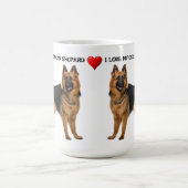 Mug J'Aime Mon Allemand Shepard (Centre)