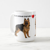 Mug J'Aime Mon Allemand Shepard (Devant gauche)