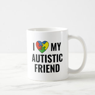 Mug J'aime mon ami autiste