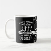 Mug J'aime mon ami avec tout mon bout que je veux dire (Gauche)