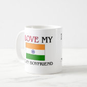 Mug J'aime mon ami indien (Devant gauche)