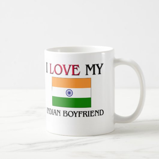 Mug J'aime mon ami indien (Droite)