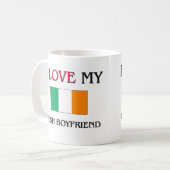 Mug J'aime mon ami irlandais (Devant gauche)