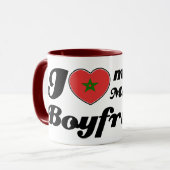 Mug J'aime mon ami marocain (Devant gauche)