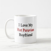 Mug J'aime mon ami péruvien chaud (Gauche)