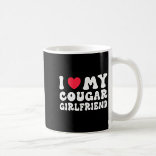 Mug J'aime mon amie cougar cœur petite amie drôle diff