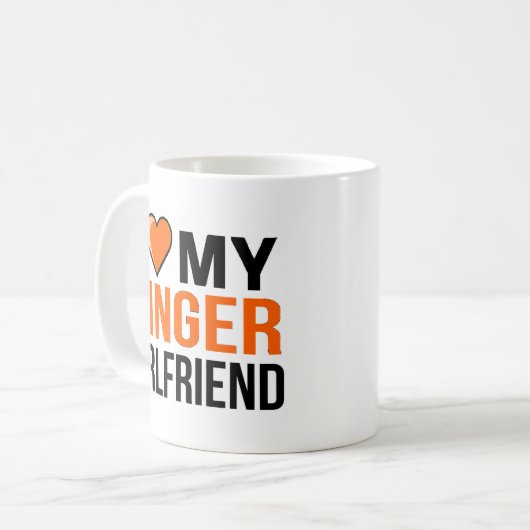 Mug J'aime mon amie de gingembre (Devant gauche)