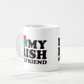 Mug J'aime mon amie irlandaise (Devant gauche)