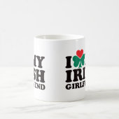 Mug J'aime mon amie irlandaise (Centre)