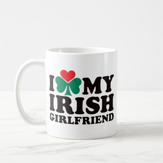 Mug J'aime mon amie irlandaise (Gauche)