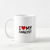 Mug J'aime mon analyste (Gauche)