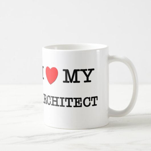 Mug J'aime mon ARCHITECTE (Droite)