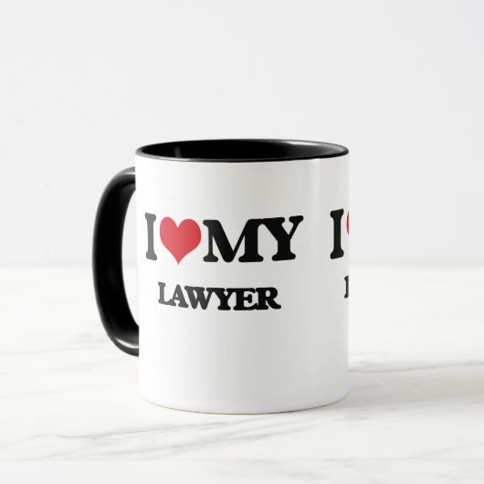Mug J'aime mon avocat (Devant gauche)