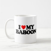 MUG J'AIME MON BABOUIN (Gauche)