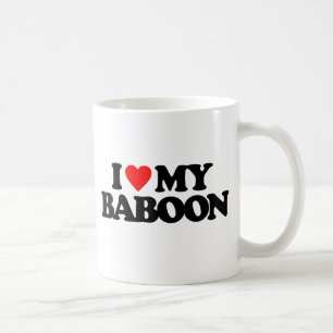 MUG J'AIME MON BABOUIN