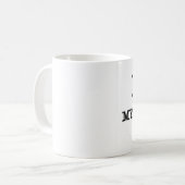 Mug J'aime mon baquet chaud (Devant gauche)