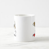 Mug J'aime mon beagle (Centre)