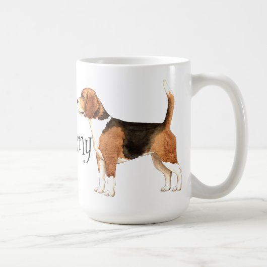 Mug J'aime mon Beagle (Droite)