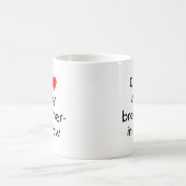 Mug J'aime mon beau-frère (Centre)