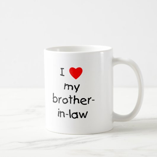 Mug J'aime mon beau-frère (Droite)