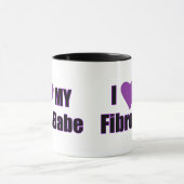 Mug J'aime mon bébé fibro (Centre)