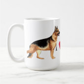 Mug J'aime mon berger allemand (Gauche)