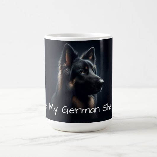 Mug J'aime mon berger allemand (Centre)