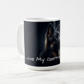 Mug J'aime mon berger allemand (Devant gauche)