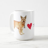 Mug J'aime mon Berger Picard (Devant gauche)