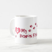 Mug J'Aime Mon Bichon Frise ! (Devant gauche)