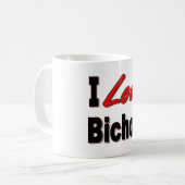 Mug J'aime mon Bichon Frise (Devant gauche)