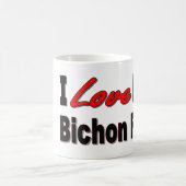 Mug J'aime mon Bichon Frise (Centre)