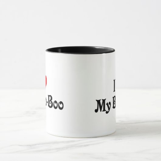 Mug J'Aime Mon Boo Boo Boo (Centre)