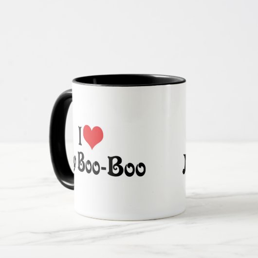 Mug J'Aime Mon Boo Boo Boo (Devant gauche)
