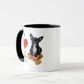 MUG J'AIME MON BOULEDOGUE FRANÇAIS (Devant gauche)