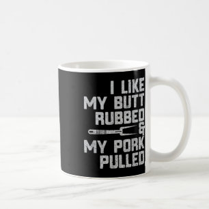 Mug J'Aime Mon Bouton Brouillé Et Amme; Mon Porc Tiré