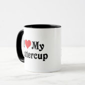 Mug J'aime mon bouton d'or (Devant gauche)
