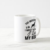 Mug J'aime mon Boxer (Devant droit)