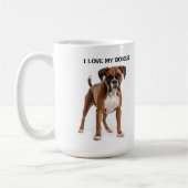 Mug J'Aime Mon Boxer (Gauche)